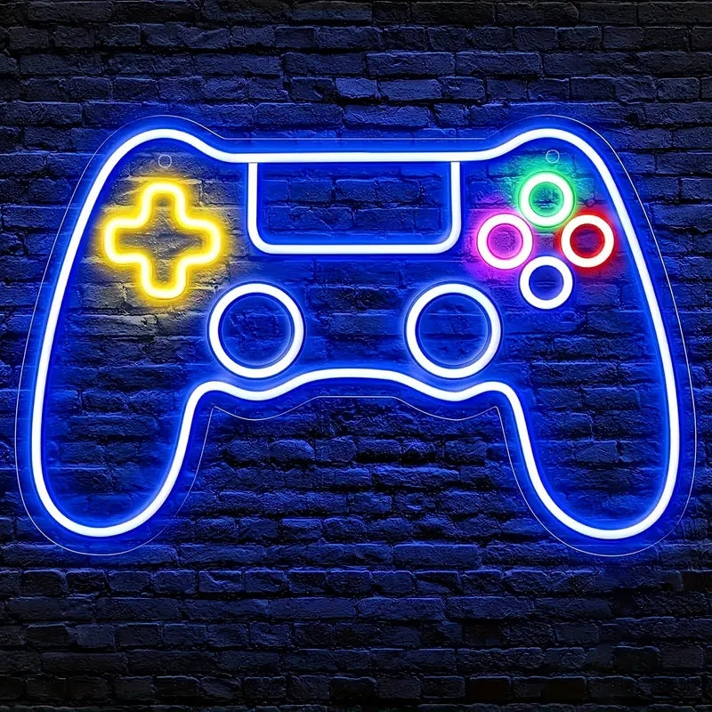 ICLEネオンサイン ゲームコントローラーモチーフ｜ゲーミングルーム・ゲーム部屋・配信部屋・店舗装飾に