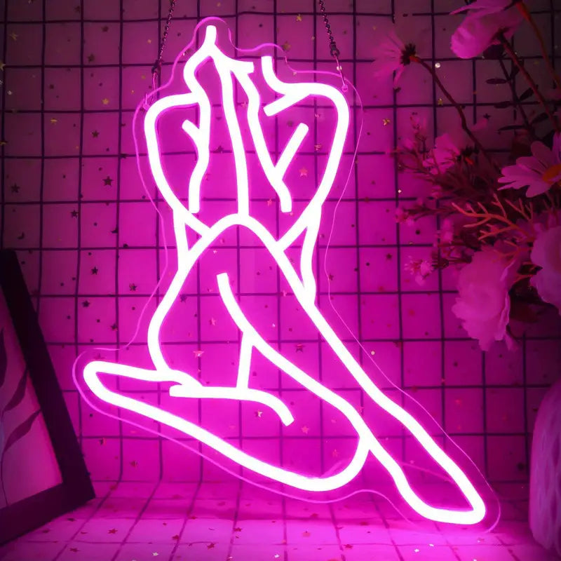 ICLE 高輝度 LED ネオン看板 店舗用 おしゃれ 間接照明 オーダーメイド対応PINK BOY