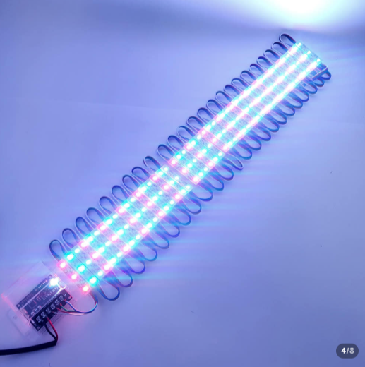 ICLE 看板用 流れる RGB LEDモジュール ムービング回転点灯12V 防水 点滅 コントローラー対応
