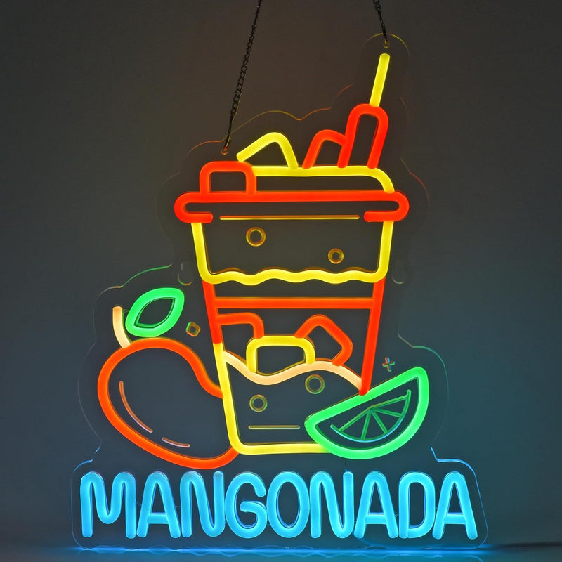 ICLE 高輝度 LED ネオン看板 店舗用 おしゃれ 間接照明 オーダーメイド対応 カフェ・ドリンクショップ