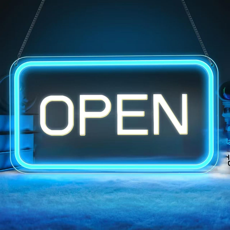 ICLE 高輝度 LED ネオン看板 店舗用 おしゃれ 間接照明 オーダーメイド対応 open営業中 オープン