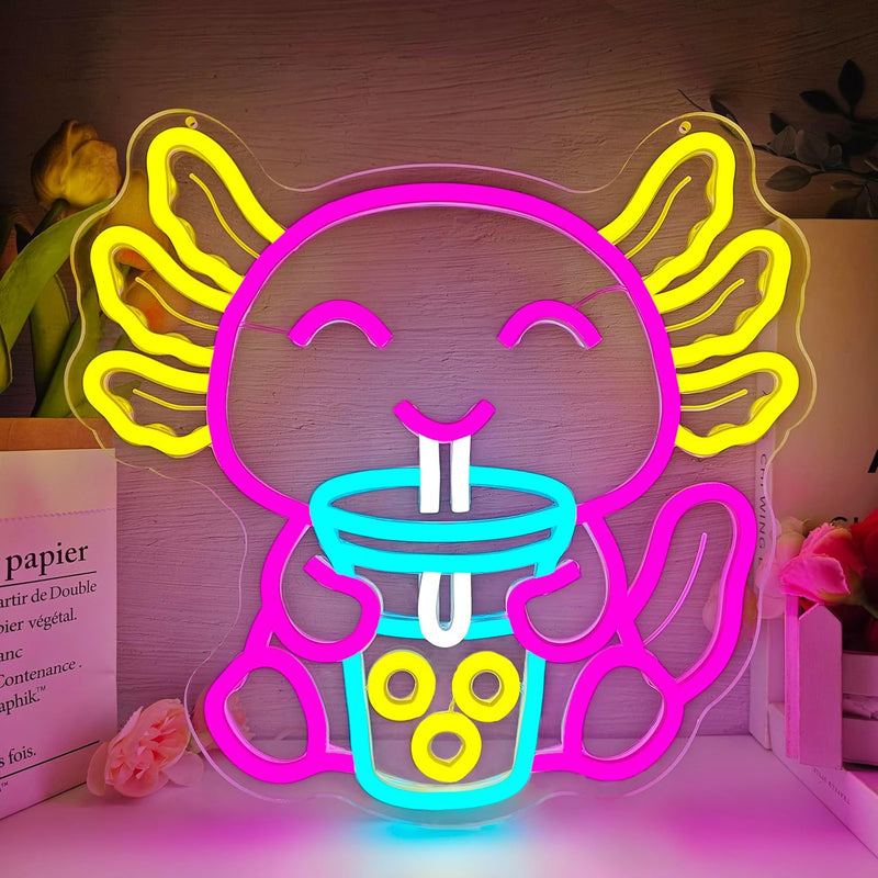 ICLE 高輝度 LED ネオン看板 店舗用 おしゃれ 間接照明 オーダーメイド対応 カフェ・ドリンクショップ