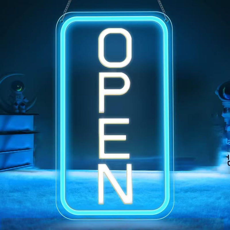 ICLE 高輝度 LED ネオン看板 店舗用 おしゃれ 間接照明 オーダーメイド対応 open営業中 オープン