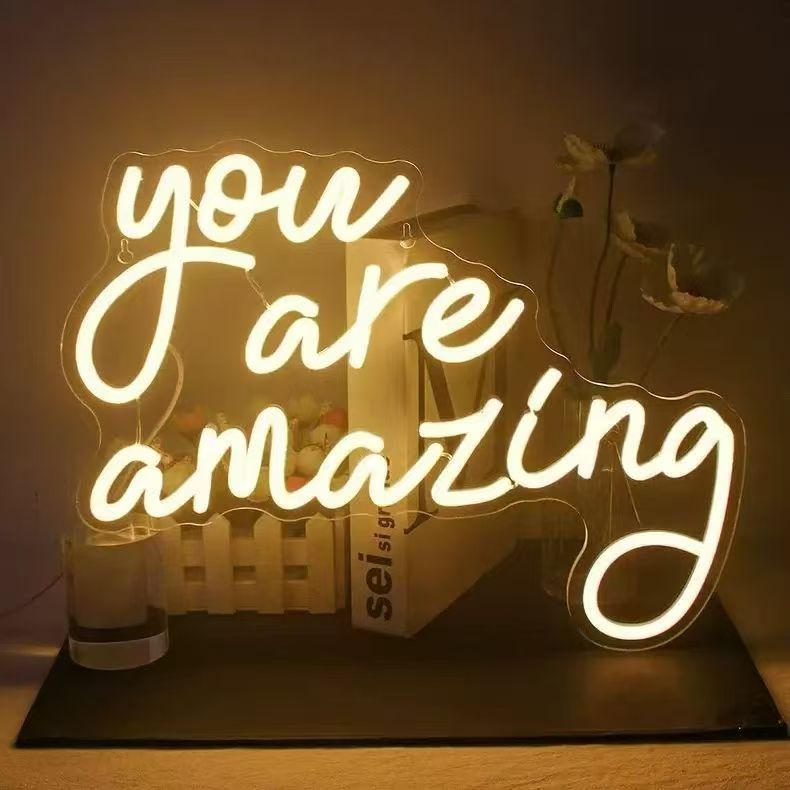 ICLE LEDネオンサイン「You Are Amazing」｜カフェ・ネイルサロン・美容室・フォトスポット装飾に