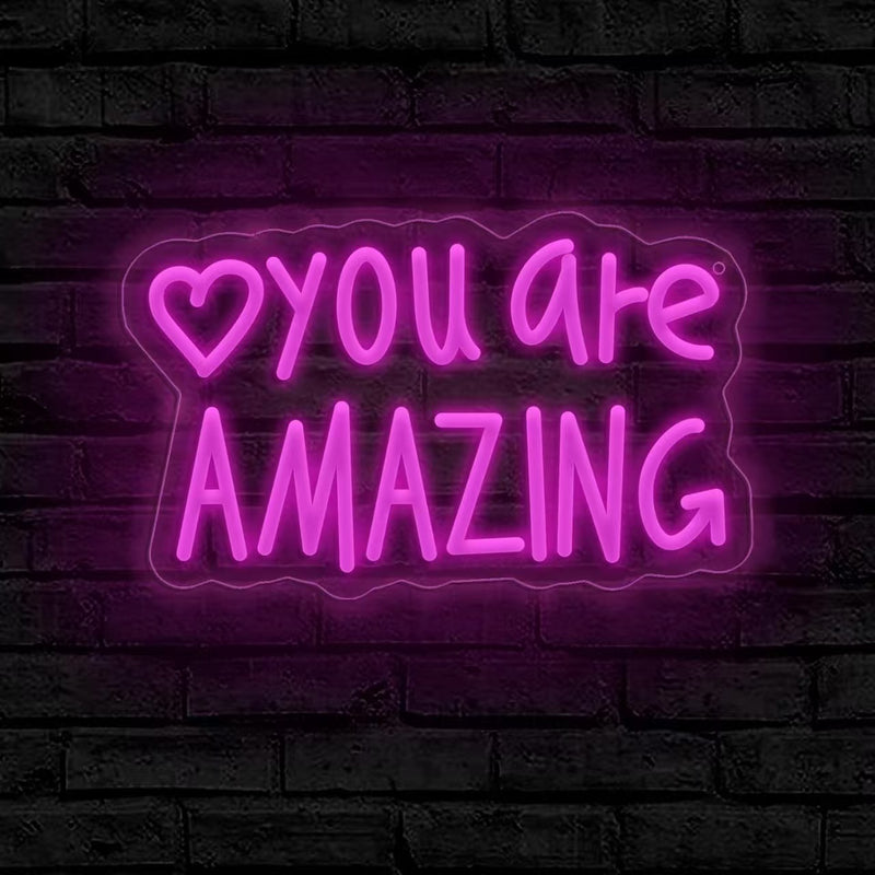 ICLE LEDネオンサイン「You Are Amazing」｜カフェ・ネイルサロン・美容室・フォトスポット装飾に