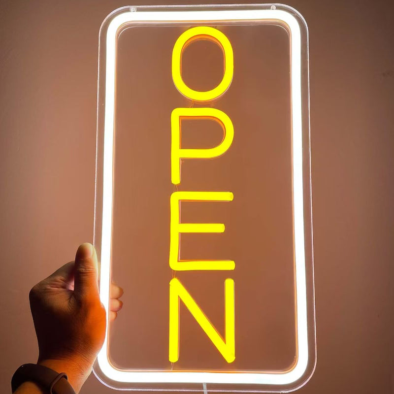 ICLE 高輝度 LED ネオン看板 店舗用 おしゃれ 間接照明 オーダーメイド対応 open営業中 オープン
