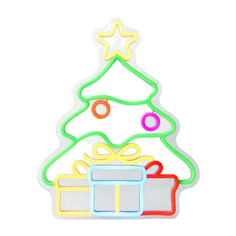 ICLE LEDネオンサイン クリスマスツリーモチーフ｜クリスマス装飾・店舗ディスプレイ・室内インテリアに