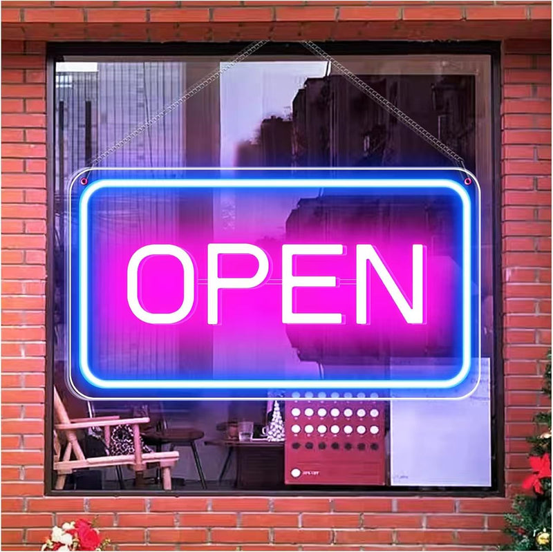 ICLE 高輝度 LED ネオン看板 店舗用 おしゃれ 間接照明 オーダーメイド対応 open営業中 オープン