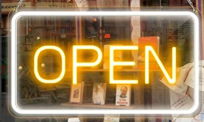 ICLE 高輝度 LED ネオン看板 店舗用 おしゃれ 間接照明 オーダーメイド対応 open営業中 オープン