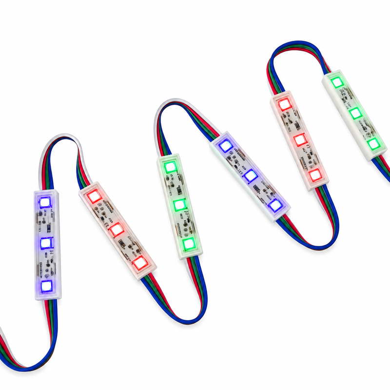 ICLE 看板用 流れる RGB LEDモジュール ムービング回転点灯12V 防水 点滅 コントローラー対応