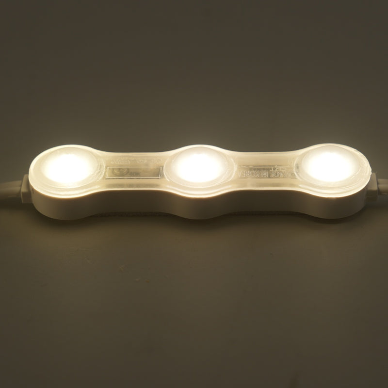 ICLE 看板用LEDモジュール 3灯 12V 高輝度 チャンネルサインIP68韓国製4000K 50個セット