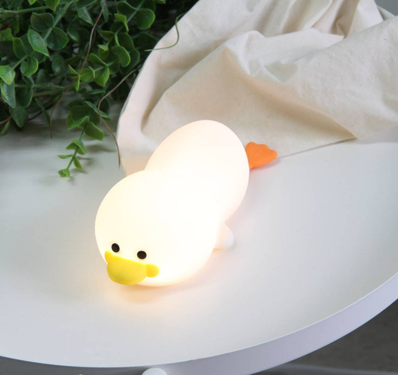 アヒル型LEDナイトライトナイトライトルームライト 授乳ランプ 間接照明ベッドライト赤ちゃんかわいい