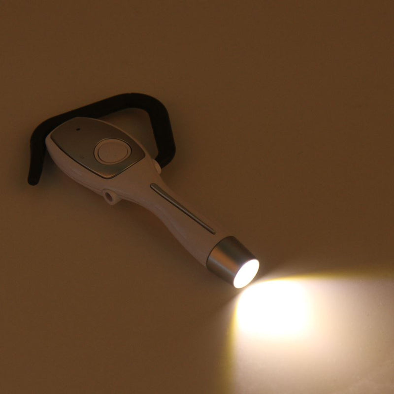 ICLE 耳掛け式 LED読書灯 ハンズフリー 手元ライト 充電式 ベッド 機内 釣り用