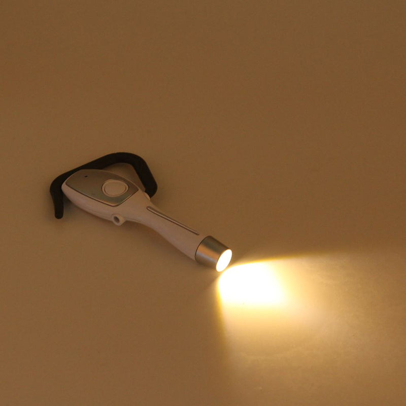 ICLE 耳掛け式 LED読書灯 ハンズフリー 手元ライト 充電式 ベッド 機内 釣り用