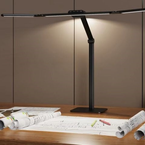ICLEモニターライトデスクライト LEDクランプ式 置き型両用 目に優しい 眼精疲労軽減 まぶしくない自然光 学習机 デスクワークスタディライト おしゃれ