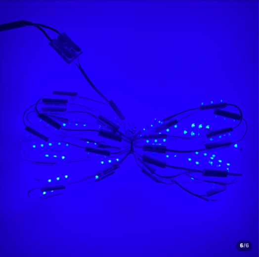 ICLE 看板用LEDモジュール ミニ 3灯 12V 屋外防水 高輝度 チャンネルサイン韓国製102個セット