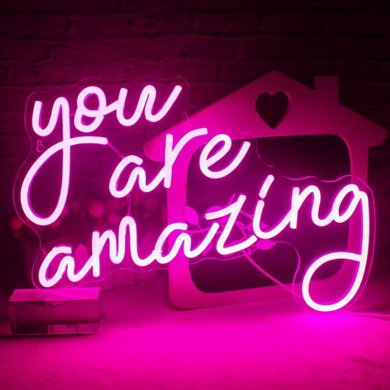 ICLE LEDネオンサイン「You Are Amazing」｜カフェ・ネイルサロン・美容室・フォトスポット装飾に