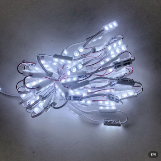 ICLE 看板用LEDモジュール ミニ 3灯 12V 屋外防水 高輝度 チャンネルサイン韓国製102個セット