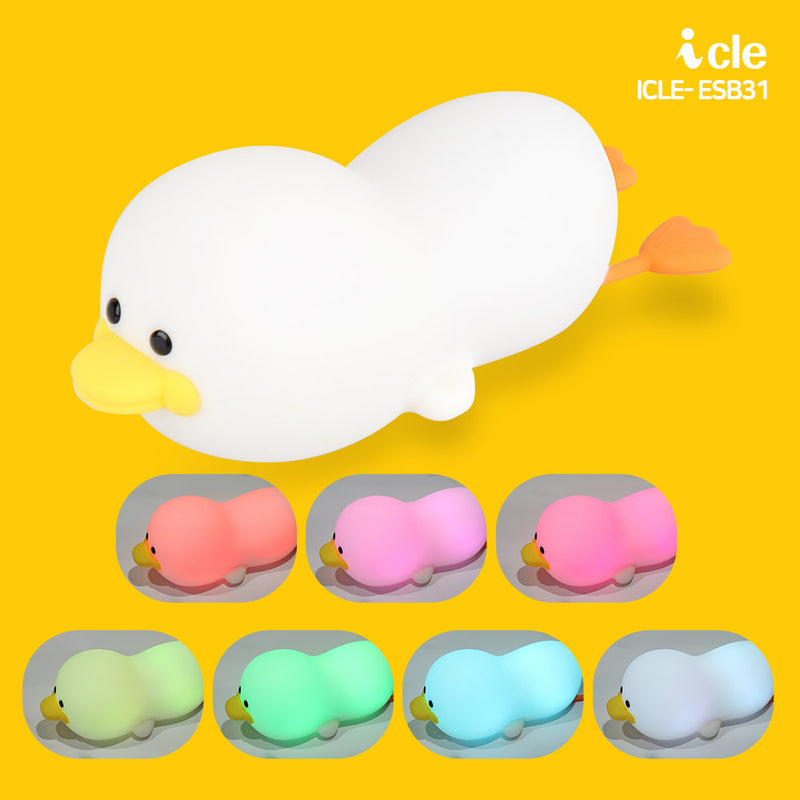 アヒル型LEDナイトライトナイトライトルームライト 授乳ランプ 間接照明ベッドライト赤ちゃんかわいい