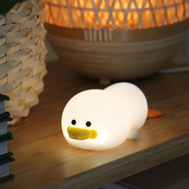 アヒル型LEDナイトライトナイトライトルームライト 授乳ランプ 間接照明ベッドライト赤ちゃんかわいい