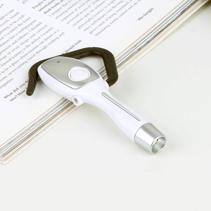 ICLE 耳掛け式 LED読書灯 ハンズフリー 手元ライト 充電式 ベッド 機内 釣り用