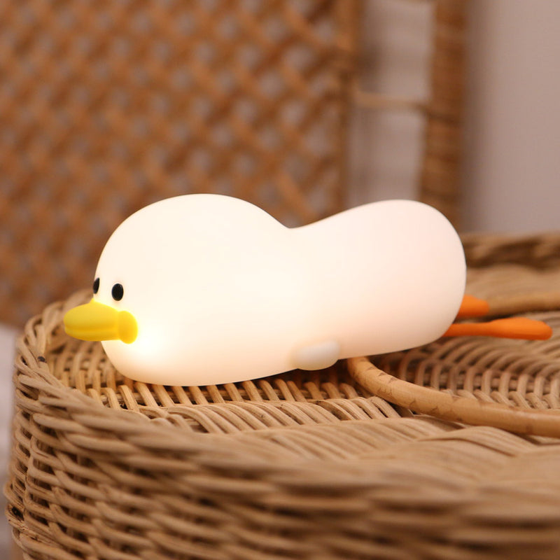 アヒル型LEDナイトライトナイトライトルームライト 授乳ランプ 間接照明ベッドライト赤ちゃんかわいい