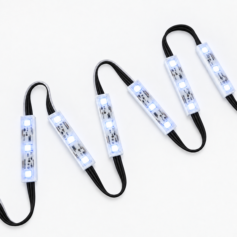 ICLE 看板用 流れる LEDモジュール ムービング回転点灯12V 防水 点滅 コントローラー対応 クールホワイト10000K